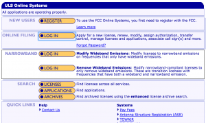 ULS Online Systems -- main page